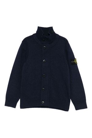 maglione in lana blu STONE ISLAND KIDS | K2S165100003S00M1V0020